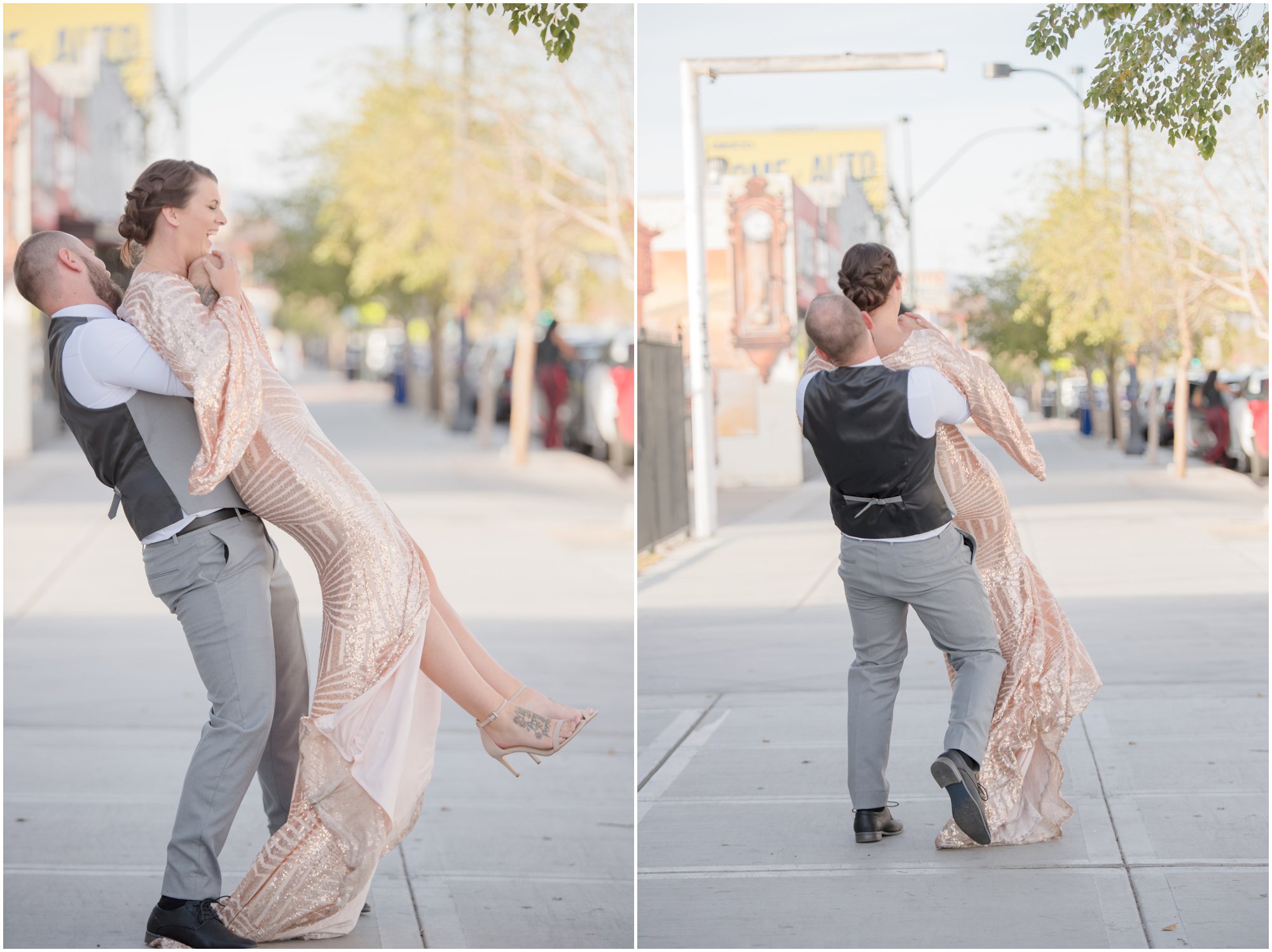 Couple Dancing in the Street