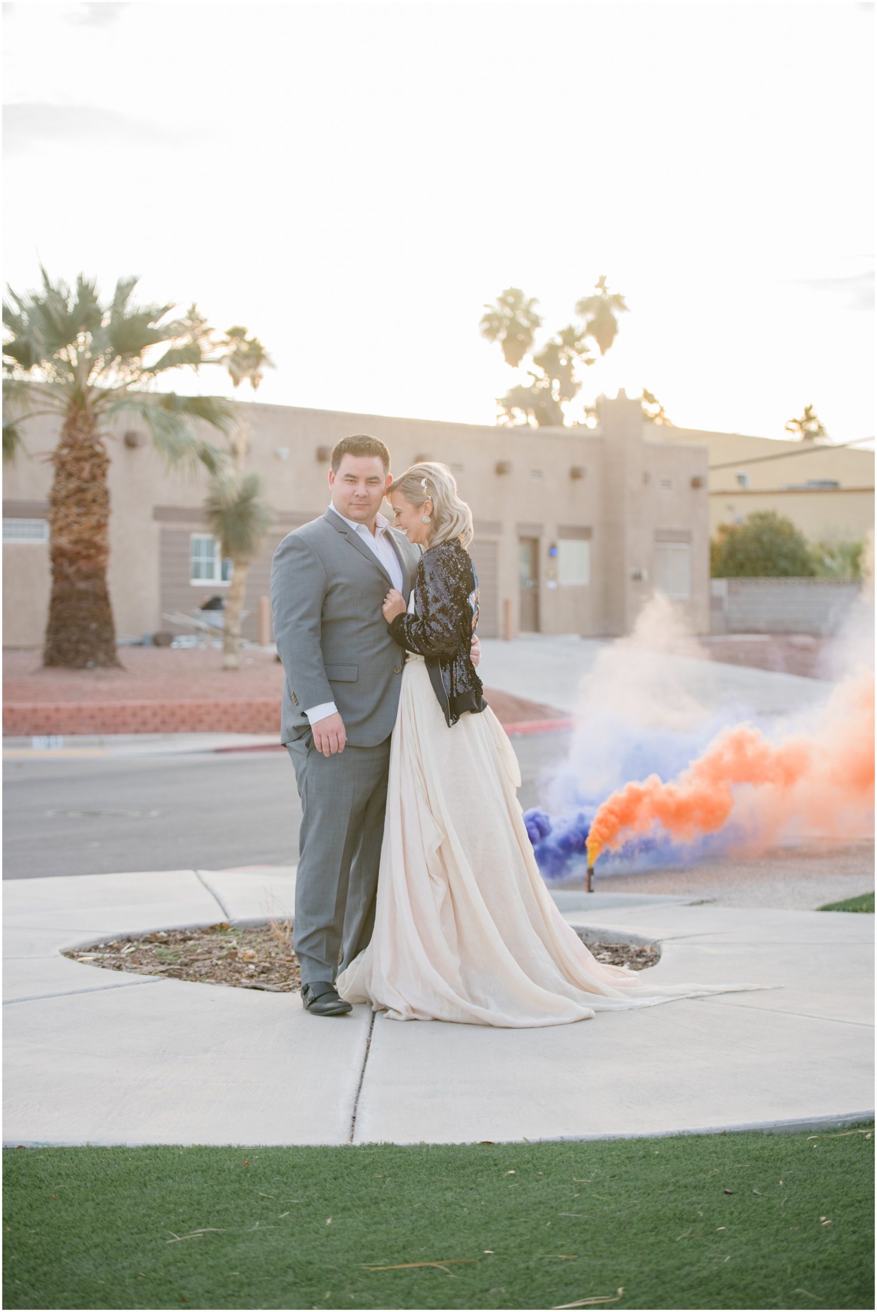Unique Wedding Smoke Bomb Ideas